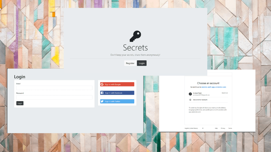 Secrets - Authorization App